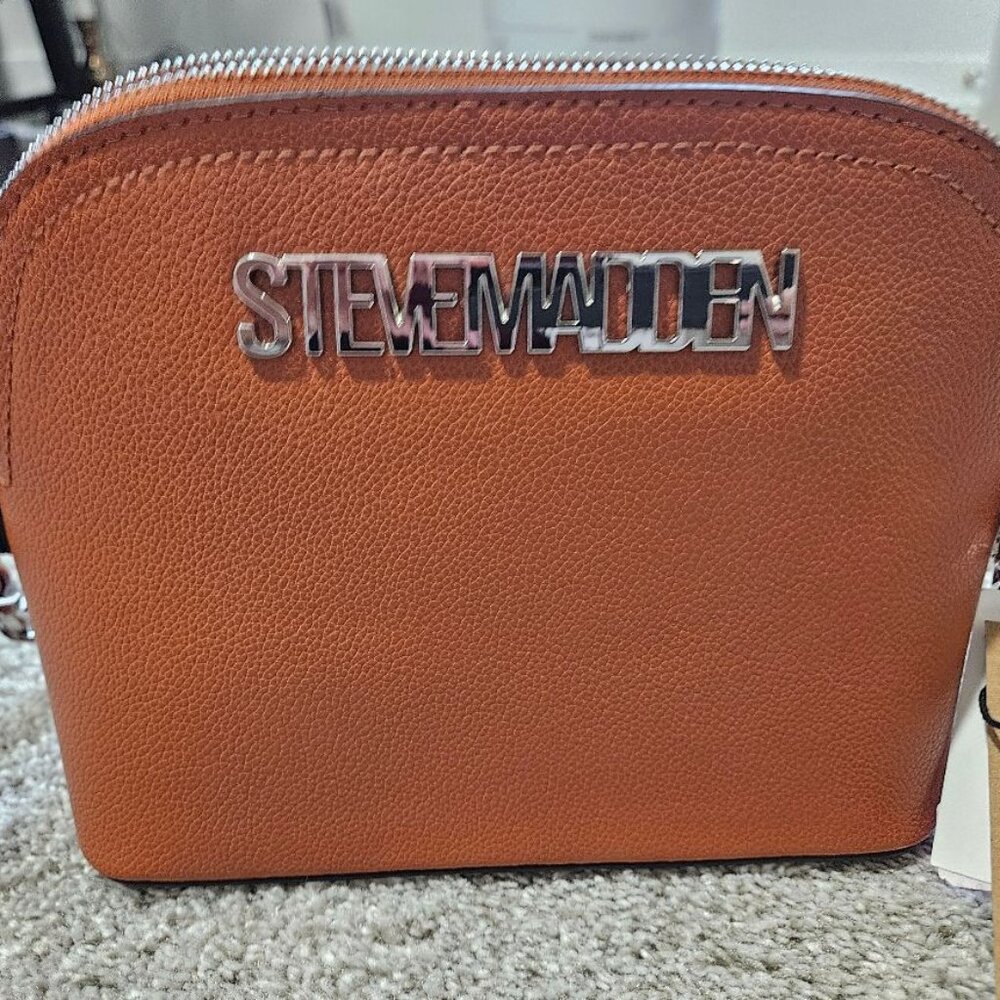 STEVE MADDEN BMAGGIE UPDATE SLEEK AND SLIM CROSSBODY- WHISKEY SPICE - NEW W/TAGS - Picture 2 of 7